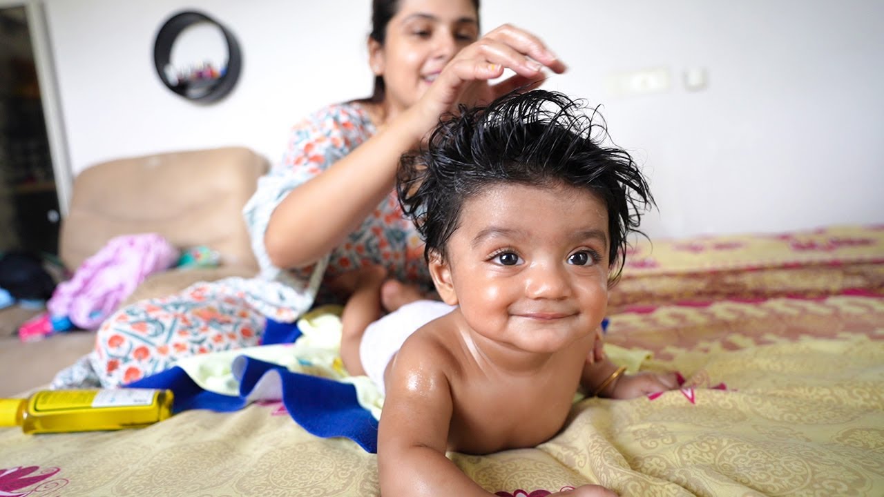 How I Manage Junior's Massage Routine 😊 Junior's Skin and Hair Care