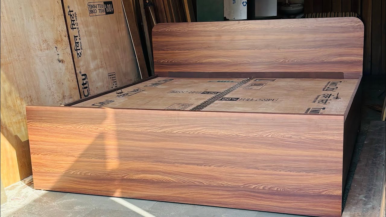 double bed kaise banaya jata hai /how to make a double bed #bed #bedroomdecor #diywoodworking