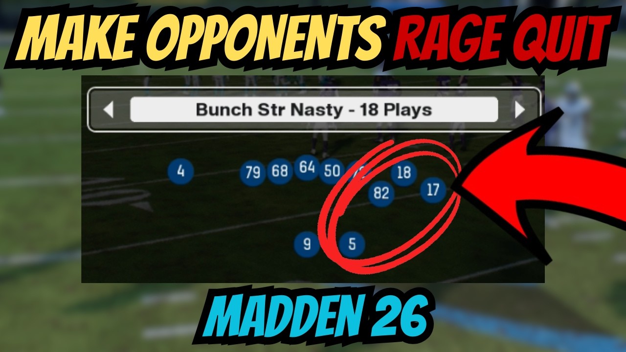 OVERPOWERED PASSING SCHEME! Gun Bunch Str Nasty Mini Scheme | Madden 26 Tips & Tricks