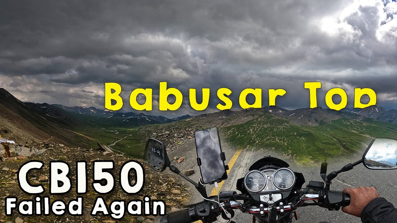 Unbelievable Honda CB150 Fail on Babusar top to chilas road | Gilgit Motovlog pakistan EP-03