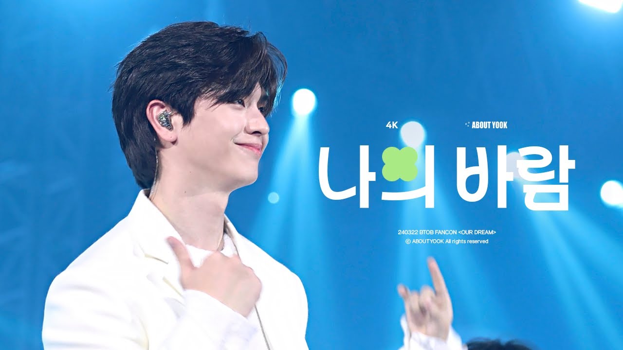 [4K] 240322 비투비 팬콘 나의 바람 육성재 직캠