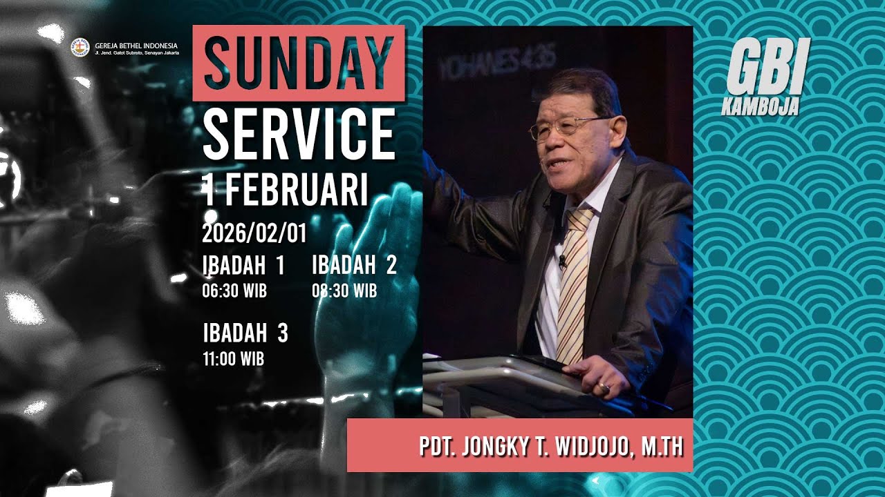 Ibadah Raya II | 1 Februari 2026 || Pdt. Jongky t. Widjojo, M.Th.