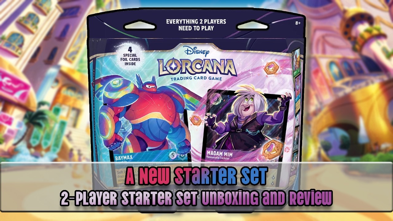 Disney Lorcana Starter Decks Unboxing: Baymax vs Madam Mim - Is It Worth It?