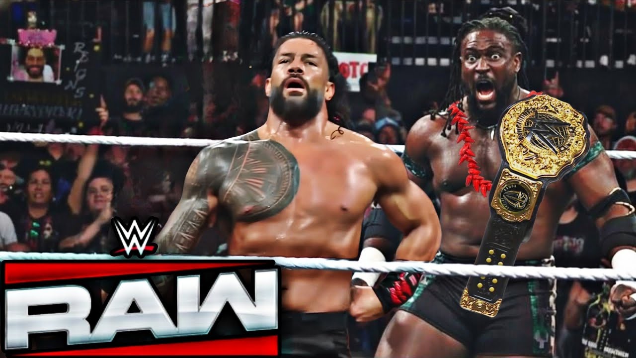 WWE 5 June 2026 Roman Reigns Vs Oba Femi Brutal Match World Heavyweight Championship WWE Raw 2026