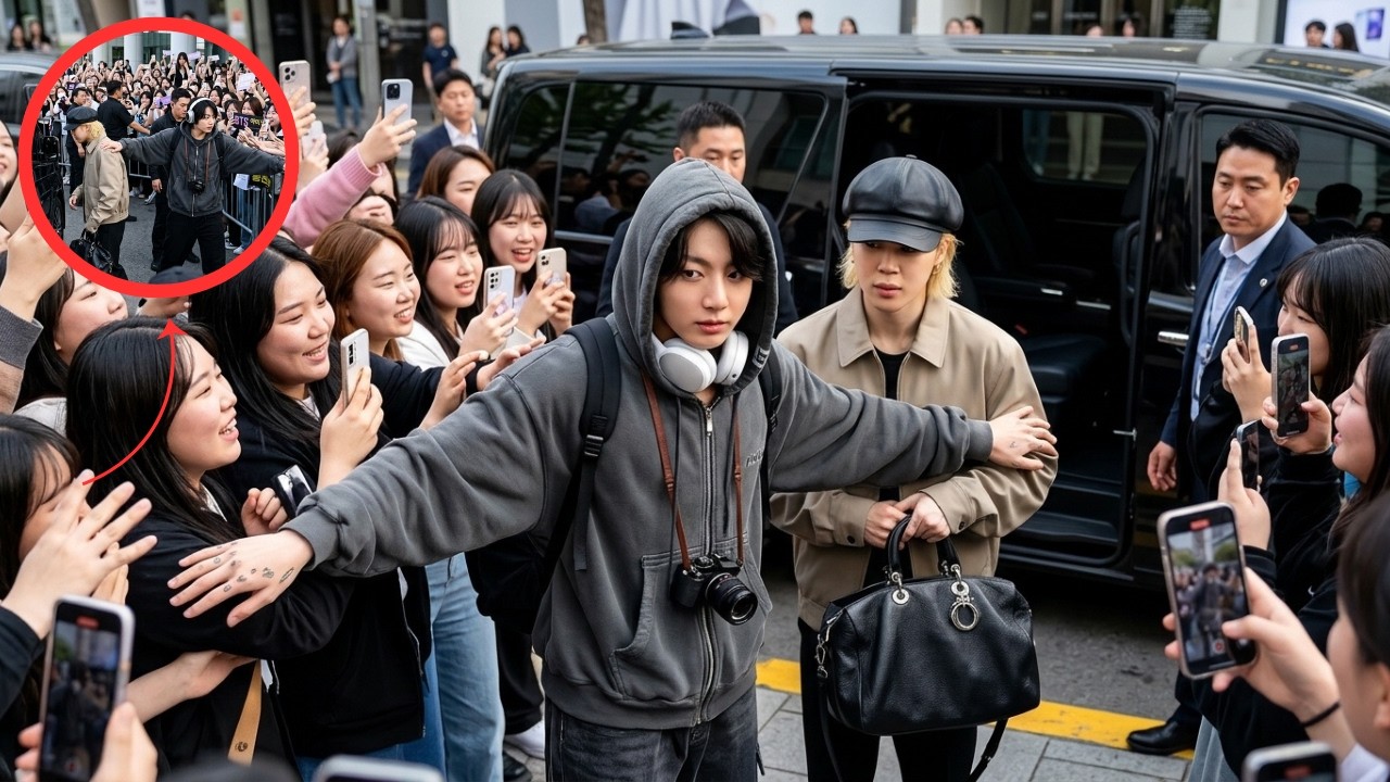 3 minutes ago: BTS Jungkook Protects Jimin From Massive Airport Crowd in Argentina! 😱💜