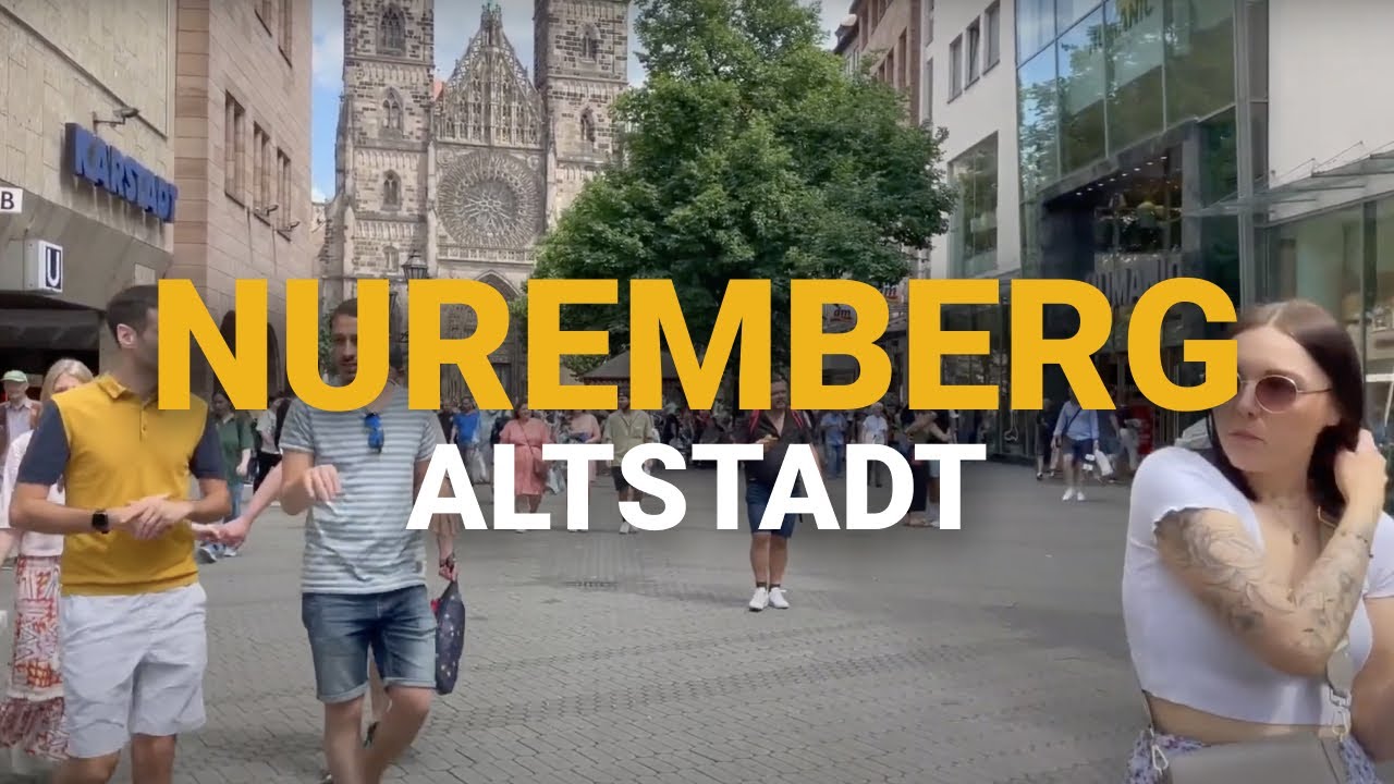 Nuremberg Altstadt (Nürnberg) Germany 🇩🇪 | Walking tour in the city center