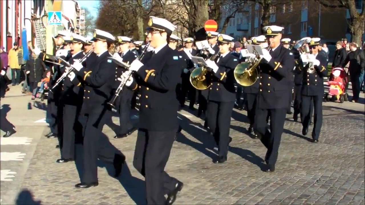 Revelj Karlskrona 1 maj 2017. Marinens Musikk&aring;r