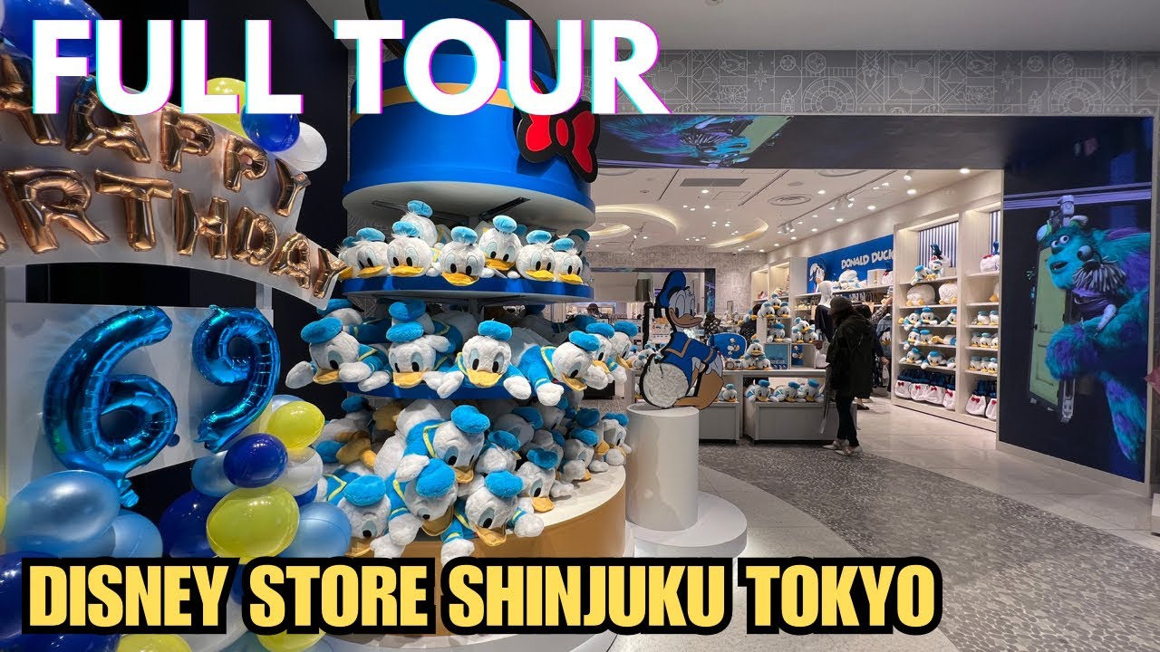 FULL TOUR Disney Store Shinjuku Tokyo ディズニー ストア 新宿 東京