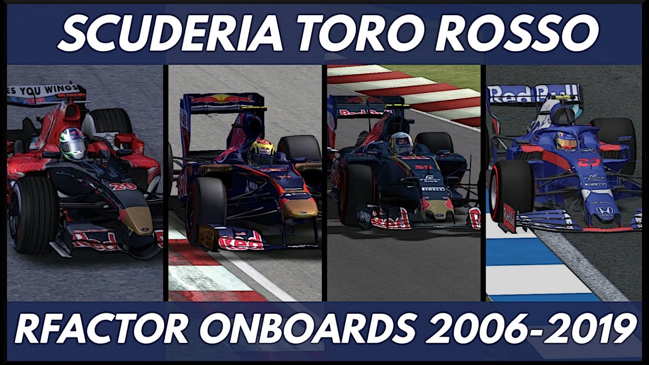 Scuderia Toro Rosso | rFactor Evolution | 2006-2019 OnBoards