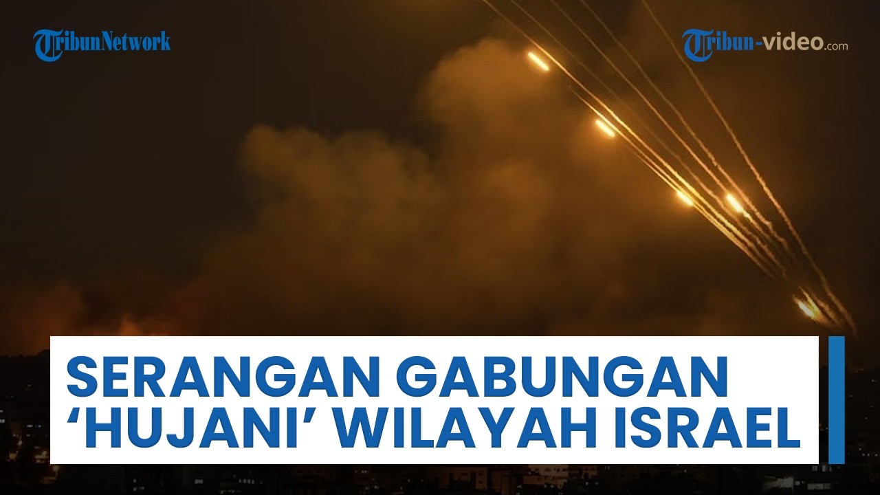 Serangan Gabungan Rudal & Drone Iran 'Hujani' Wilayah Israel, Sirene Misil Berbunyi hingga Al-Quds