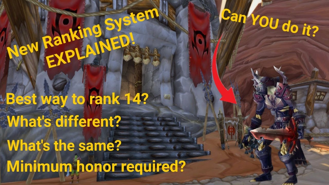 Wow Classic FRESH 2025 - Rank 14 is EASIER thank you think! (New Ranking System Explained)