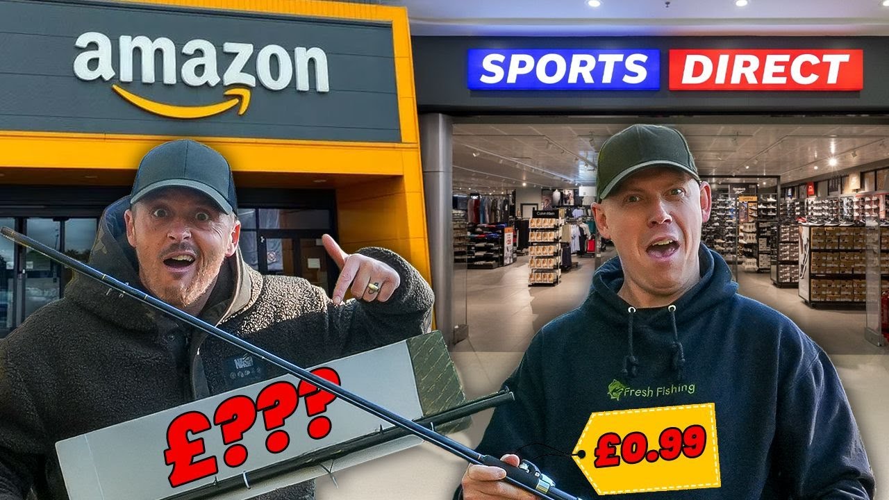 Удилища Amazon и Sports Direct для карповой ловли – тест бюджетных рыболовных снастей!