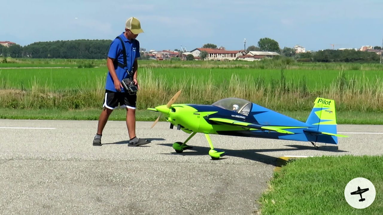 PILOT-RC SLICK 103" DLE-130 / MKS HBL-550 STRESS TEST FLIGHT BY LORENZO SPIRANELLI