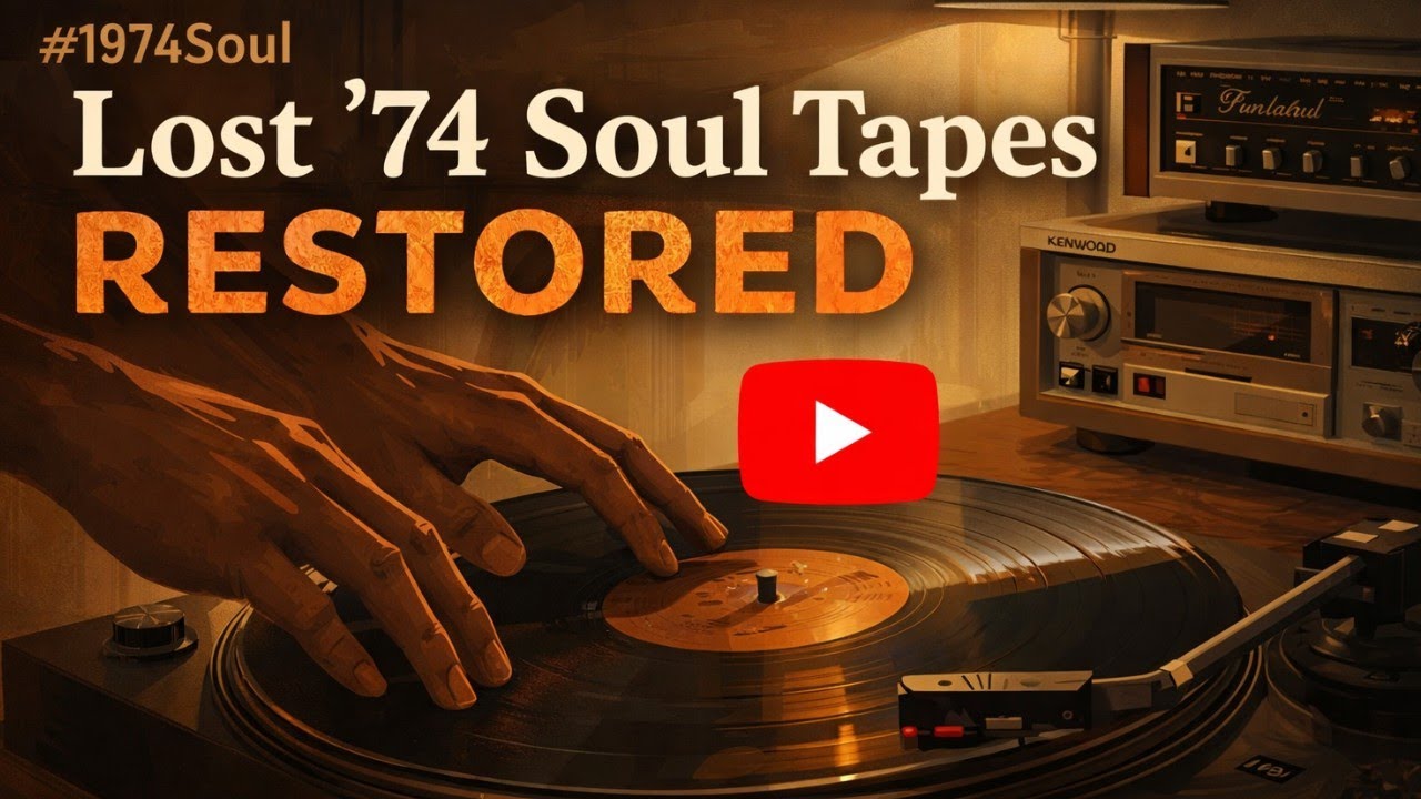 1974 Lost Soul Tapes Restored 🎞️ Analog ASMR | Vintage Soul for Focus & Late Nights (1 Hour)