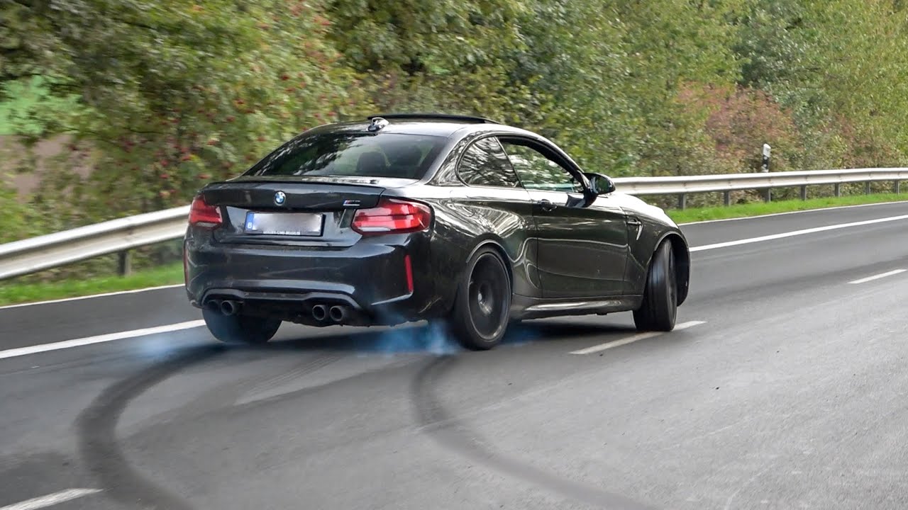Cars Leaving Nürburgring, POWERSLIDES! 700HP M3 G80, Supercharged NSX, 570S, 300HP Abarth, i30N, S15