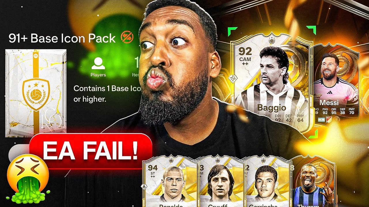 91+ ICON COMPENSATION PACKS aber🤬DER NÄCHSTE EA FAILS☠ULTIMATE SUCCESSION ICONS GEZOGEN🤩🇧🇷I EA FC 25