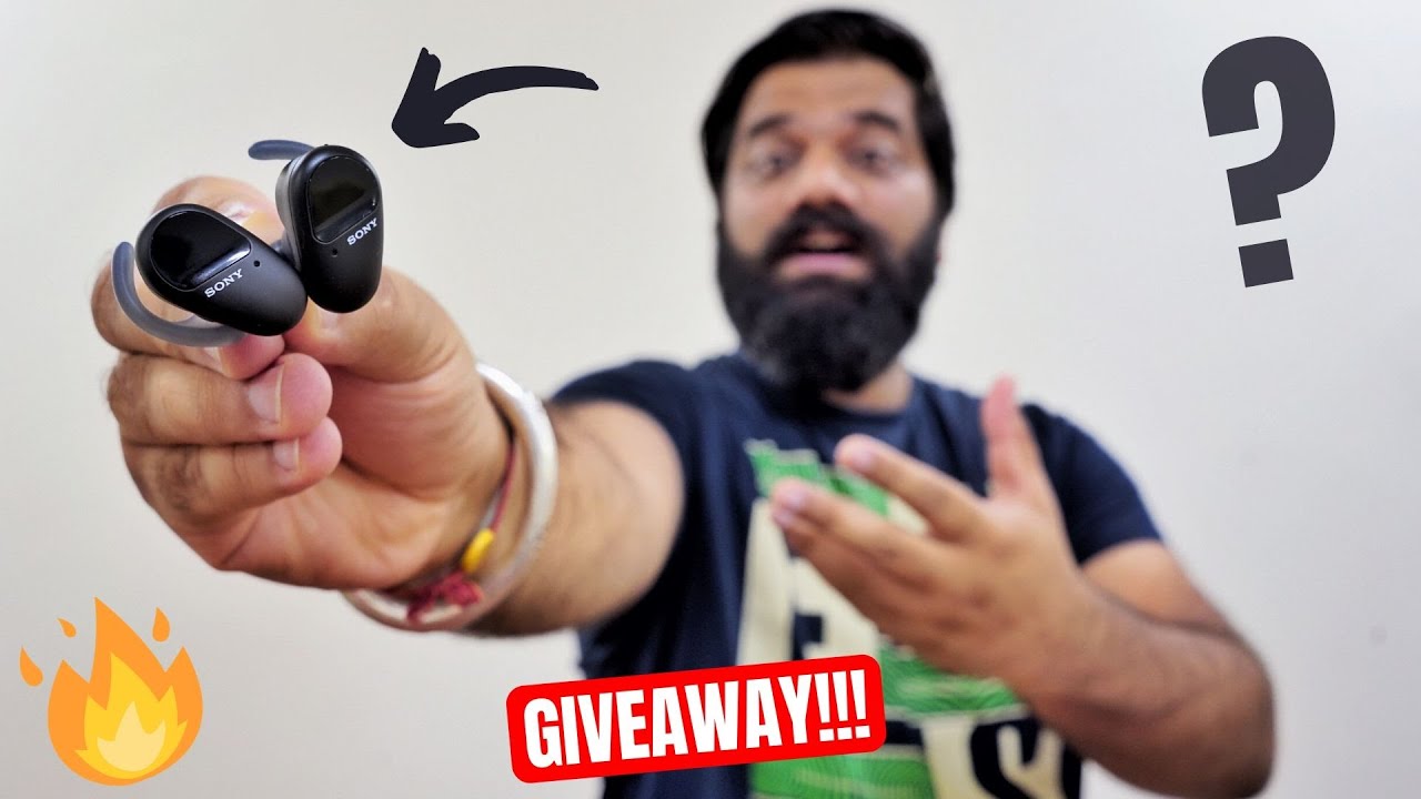 Sony WF-SP800N Unboxing & First Look - Best Premium TWS Experience - Giveaway🔥🔥🔥