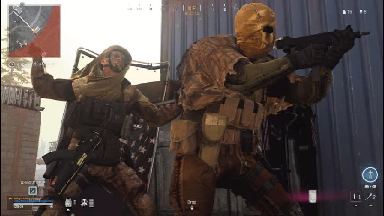 Riot Shields meta on warzone solos. No commentary.