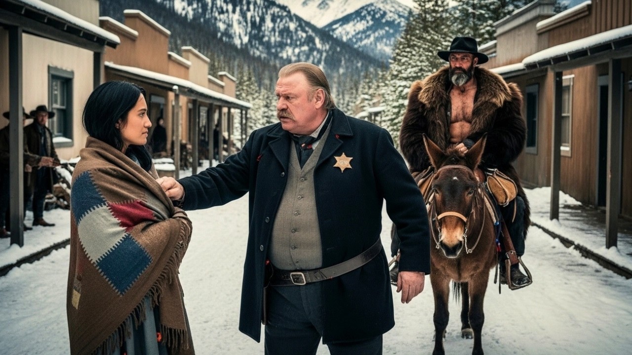 El sheriff quería arrestarla injustamente, hasta que el montañés se interpuso: 