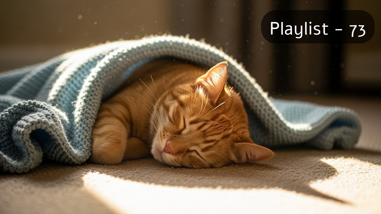 [Track - 73] Cozy Sleeping Cat & Gentle Piano Vibes