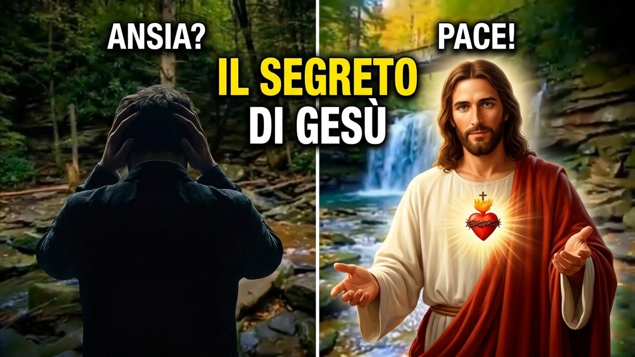 Preghiera  al sacro cuore di Gesù. Il segreto di Gesù contro l’ansia che nessuno ti ha mai spiegato