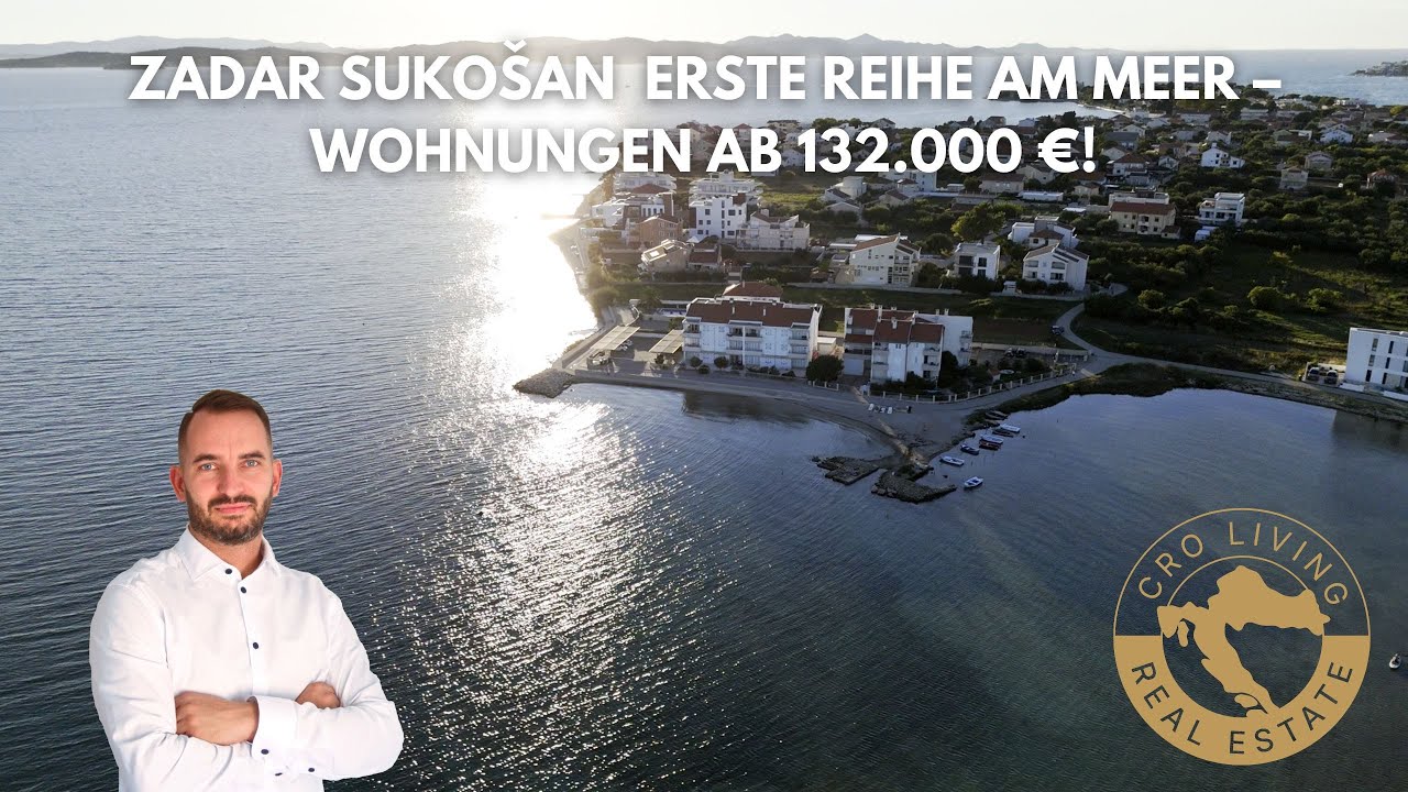 Wohnung Kroatien 🏡 Erste Reihe Meer ab 132.000 € | Sukošan