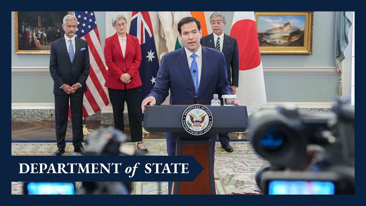 Secretary Rubio meets with Indo-Pacific Quad Foreign Ministers