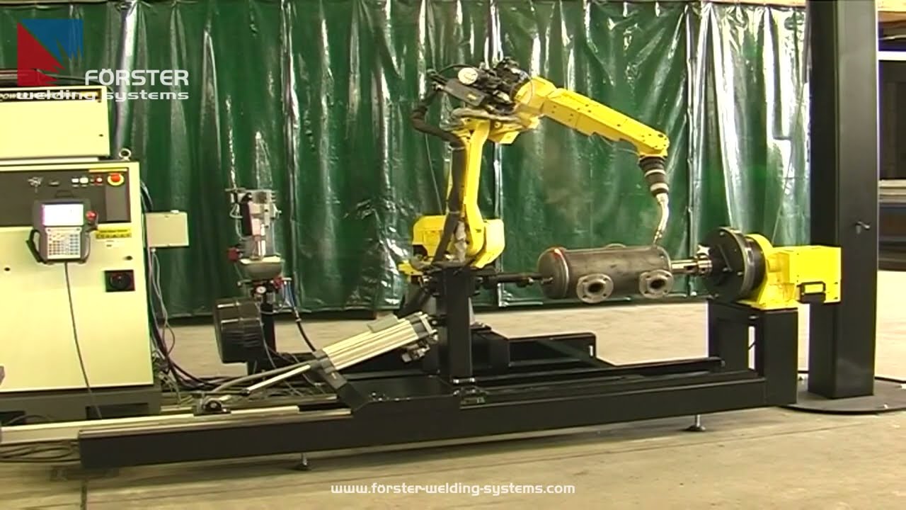 Behälter mit Roboter schweißen #schweißen #schweißtisch #schweißvorrichtung #roboterschweißen
