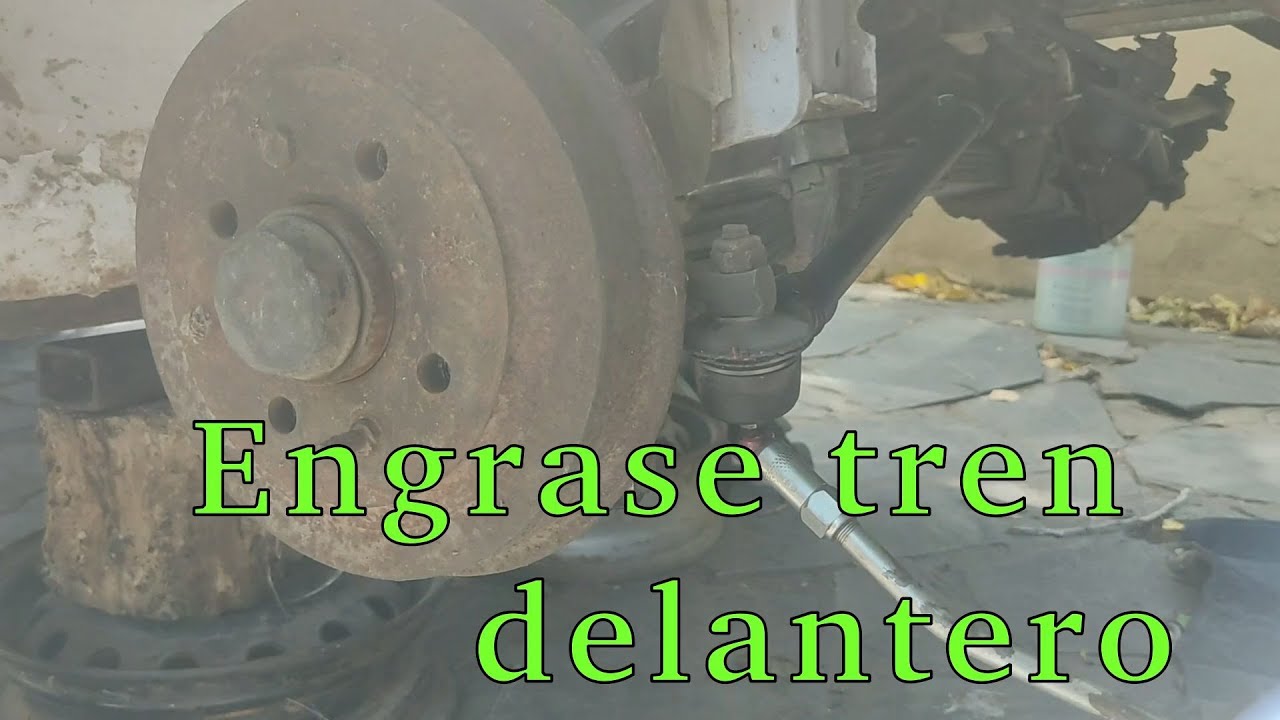 Engrasando el tren delantero fiat 600