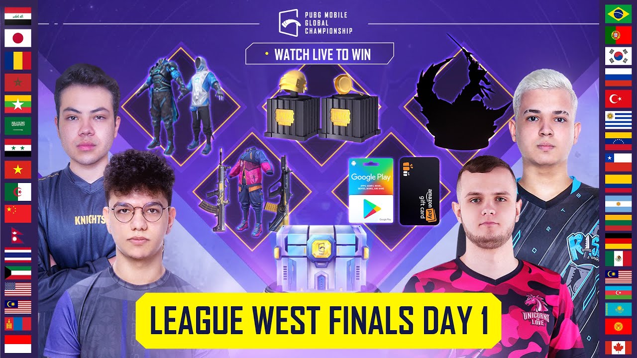 [EN] PMGC 2021 League West | Finals Day 1 | PUBG MOBILE Global Championship