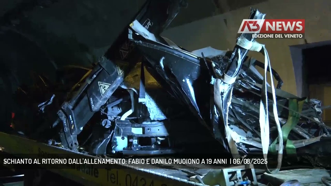 SCHIANTO AL RITORNO DALL'ALLENAMENTO: FABIO E DANILO MUOIONO A 19 ANNI  | 06/08/2025
