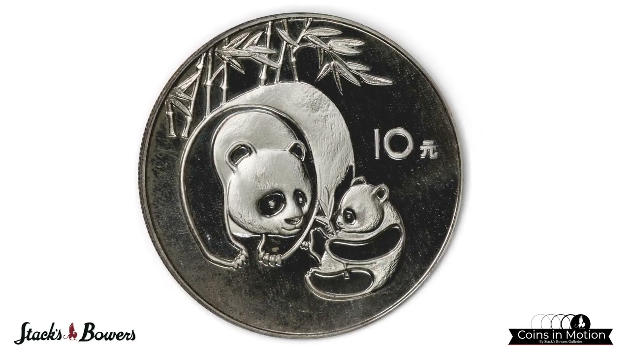 CHINA. Silver 10 Yuan, 1984. Panda Series. PCGS PROOF-69 Deep Cameo.