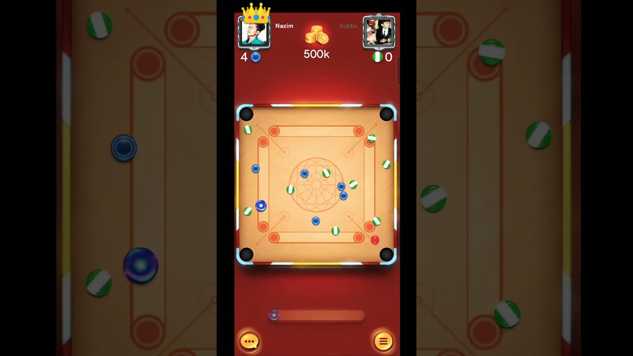 Carrom pool 👑 King Nazim crazy trick shots @Gaming Nazim  💪 amazing trick shot part 25 