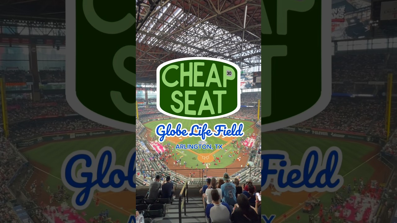 Я нашел ХУДШЕЕ место на стадионе Globe Life Field, домашней арене Texas Rangers #mlb #бейсбол