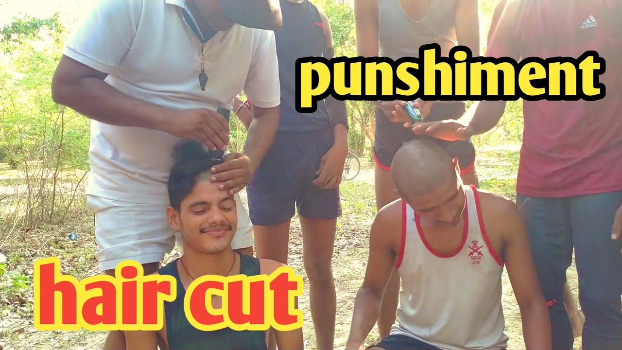 बाल न कटाने कि सजा। punshiment #viral #video #haircut #motivation #indianarmy