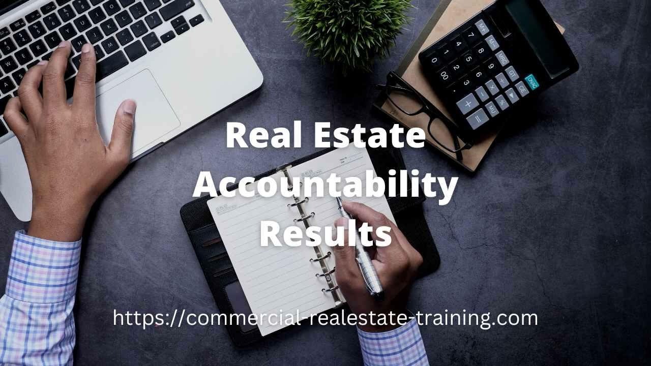 Real Estate Agent Accountability System for Results