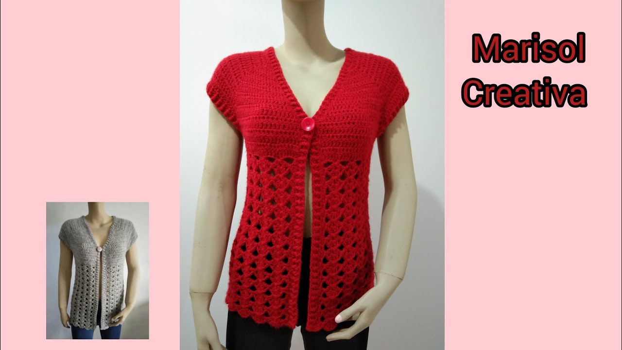 Paso a paso de este lindo chaleco. #handmade #ganchillo