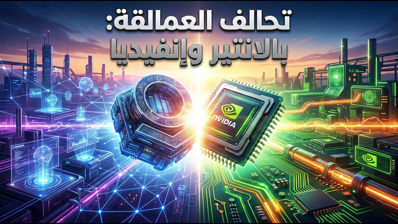 تحالف بالانتير وإنفيديا: كيف يدير الذكاء الاصطناعي المصانع؟ وهل ينتهي دور البشر؟ 🏭🤖