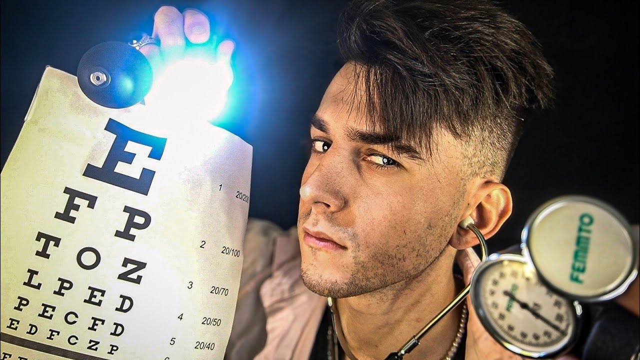 ASMR ROLEPLAY EXAMEN NERVIOS CRANEALES / Chequeo Medico Para DORMIR😴