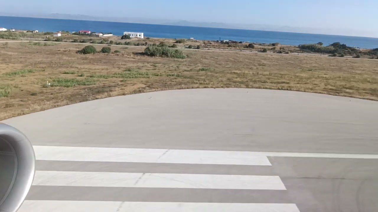 Landing Rhodos airport - Greece