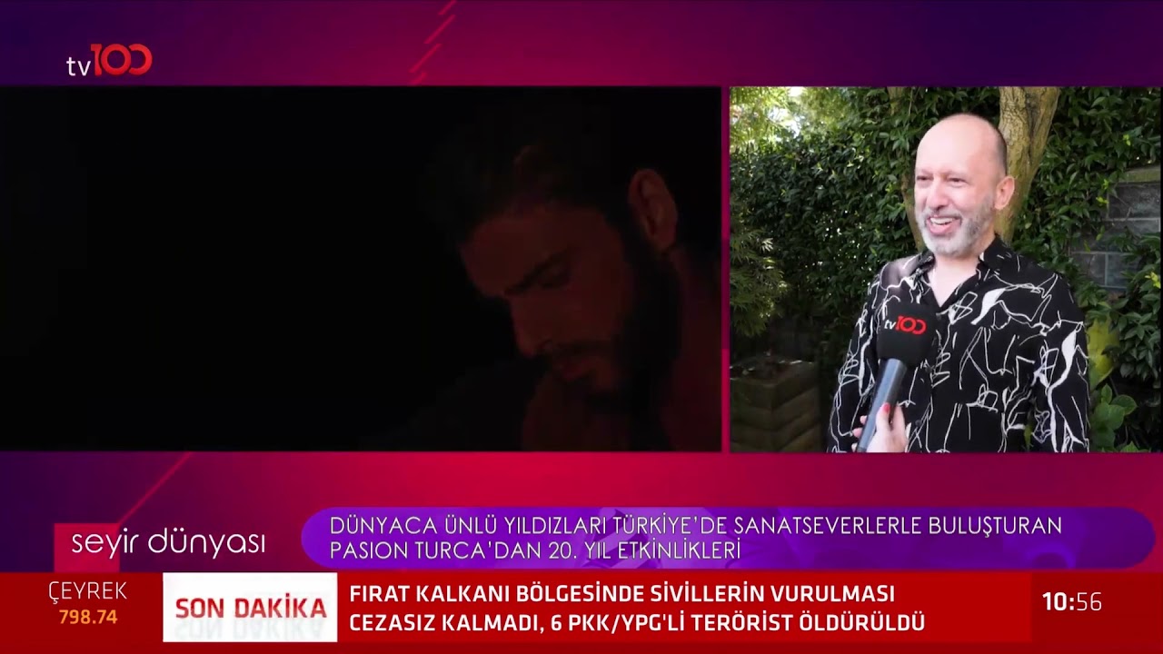 Sinan Ufuk Nergis, TV100'deki 'Seyir D&uuml;nyası' programına konuk oldu.