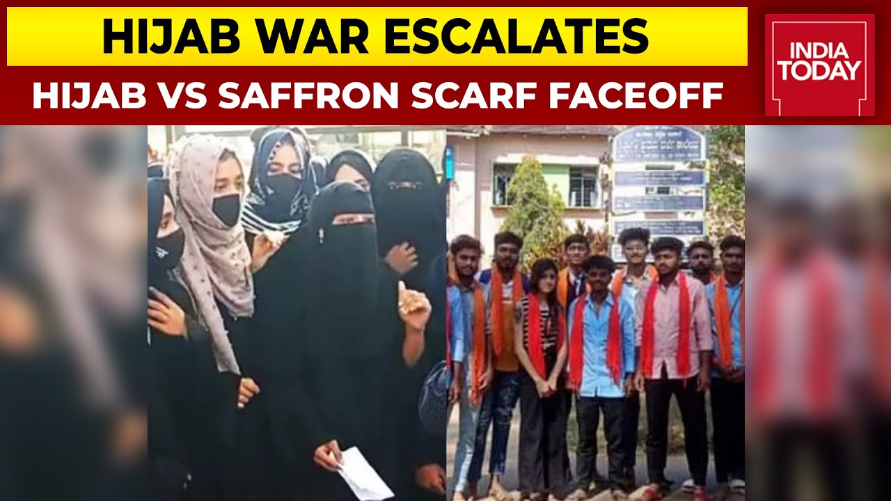 Karnataka | Hijab Vs Saffron Scarf Faceoff: Students Hit Streets, Studies On Back-Burner