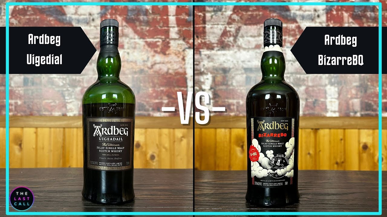 Ardbeg Uigedail Scotch vs Ardbeg BizarreBQ Scotch Comparisons!