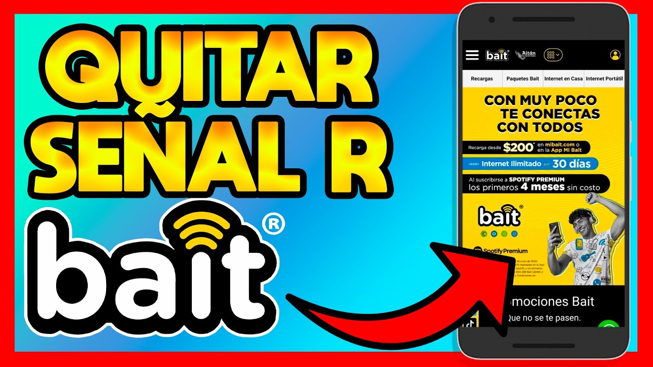 ✅COMO QUITAR LA R DE LA SE&Ntilde;AL BAIT