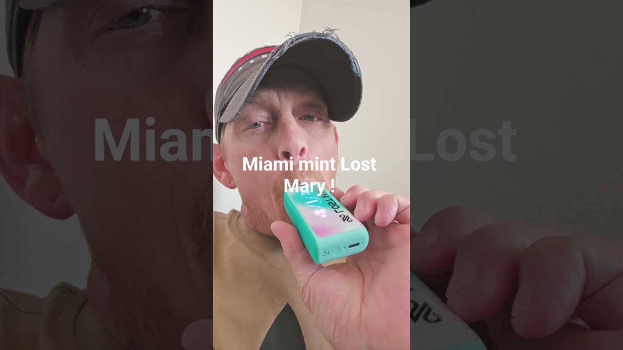 great flavor on these lost mary miami mint bars#dailygrind #dailyshorts #vapedisposable#viral
