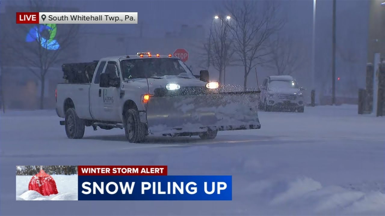 Heavy snow in Pennsylvania with much more to come