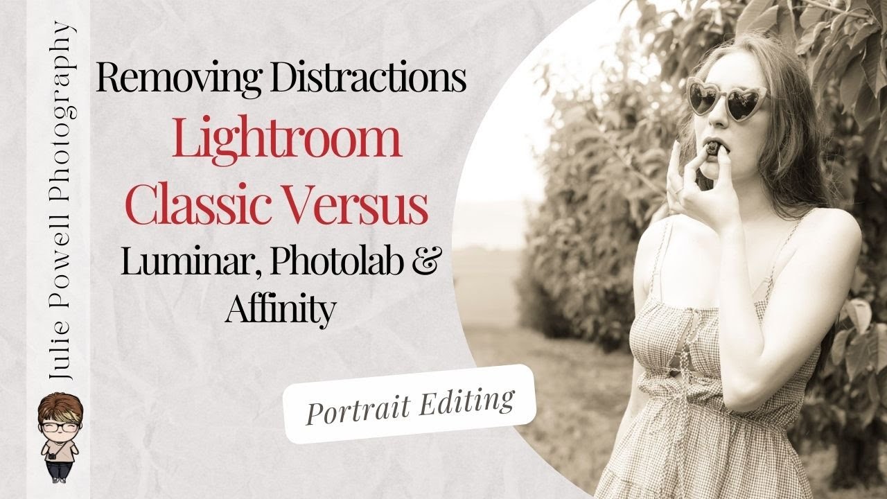 Как устранить отвлекающие факторы в Lightroom по сравнению с Luminar, PhotoLab и Affinity #Lightr...