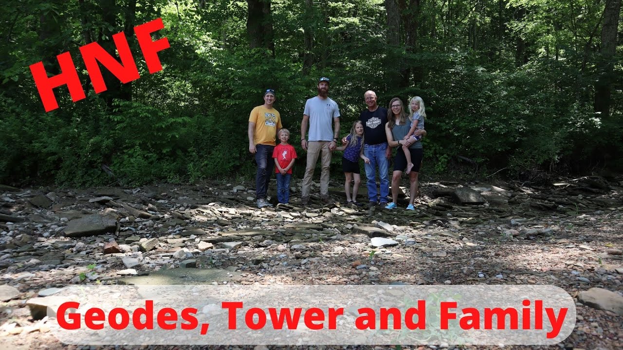 110 - Geodes, Hickory Ridge Lookout Tower and Family (Hoosier National Forest)