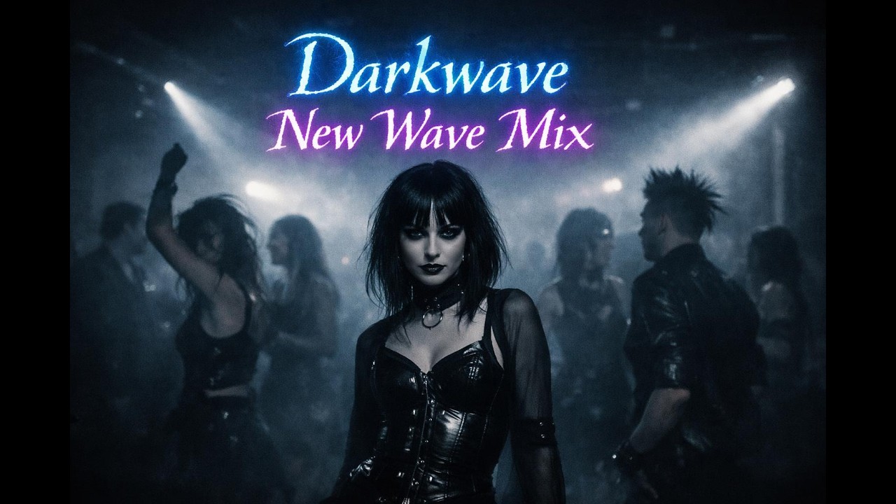 80s Darkwave Neon Noir &ndash; Cold Synths & Gated Drums Melancholy Mix