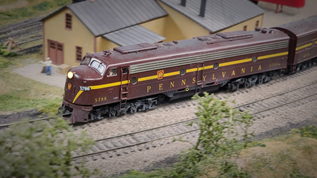 Incredible Pennsylvania Railroad HO Scale Layout!